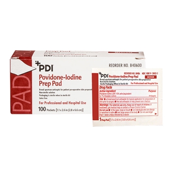 碘消毒棉片 PDI povidone-iodine prep pad