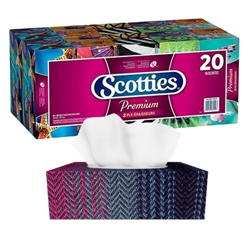 盒装面纸巾 SCOTTIES premium facial tissue 